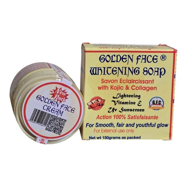 Golden face Face Cream, Face Soap with Evob Seal
