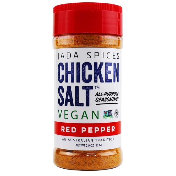 JADA Spices Chicken Salt Spice and Seasoning - Red Pepper Flavor - Very Hot! Vegan, Keto & Paleo Friendly - Perfect for Cooking, BBQ, Grilling, Rubs, Popcorn and more - Preservative & Additive Free