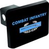 U.S. Army Combat Infantry Badge with Text Trailer Hitch Cover