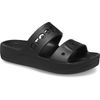 Crocs Women's Baya Platform Sandals, black, 42/43 EU