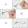 40 Pcs Pegboard Hook,Pegboard Assortment,Hook Pegboard Tool,Assortment Peg Hook,Hanging Pegboard Accessories,Peg Board Hooks Set,Used for Wall Retail Shelf Display,Organizing Tools