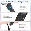 VR Handle Attachment for Meta Quest, Extension Controller Accesories, Virtual Reality Headset (Black Gold, Quest 3/3S)