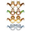 Beistle Jungle Animal Eyeglasses, one size, Multi
