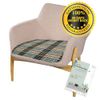 RIQINXIN Nursing Care Bedwetting Waterproof Sheets, Nursing Care, Waterproof Cushion, 2 Pieces, Waterproof, Breathable, Elderly, Unisex, 54x56cm Lattice