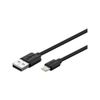 Goobay 43322 USB Charging and Sync Cable, Black, 1m Cable Length