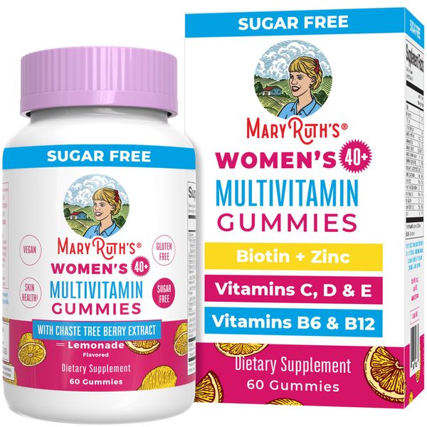 MaryRuth Organics, Sugar Free, Vegan Vitamin Gummy, Immune Support Daily Multivitamin + Chasteberry, Hair, Skin and Nail for Women, 60 Count, Pack of 1