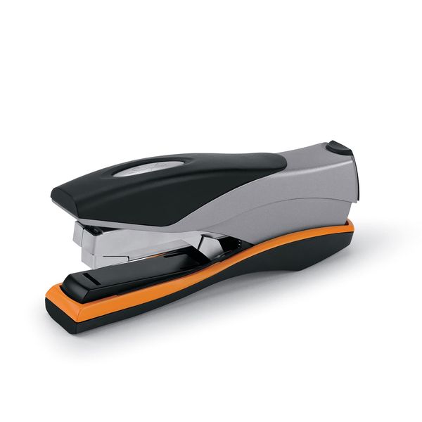 Swingline Stapler, Full Strip Desktop Stapler, 40 Sheet Capacity, Low Force, Optima 40, Silver/Black/Orange (87840)