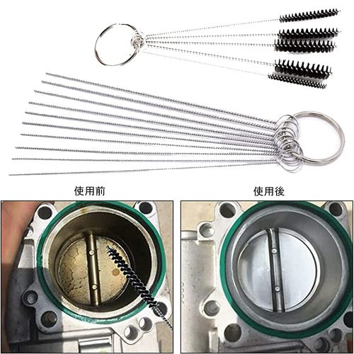 DFsucces Carburetor Cleaner Set, Wire Brush, Cleaning Needle, Cleaning Brush, Welding Curve, Motorcycle, ATV's, Cleaning Tools, Maintenance Supplies