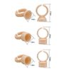 Ruiqas Tattoo Ink Ring Cup 100pcs, Silicone Eyebrow Nail Art Pigments Rings Holder Container Tool