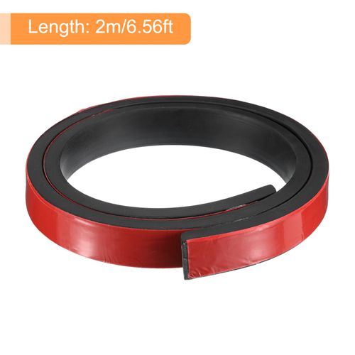 uxcell Adhesive Rubber Strips, 1" W x 3/8" T x 6'L Solid Neoprene Rubber Sheet Rolls with Adhesive Backing for DIY Gaskets Seals Pads Crafts