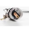 Excelsier Pull Chain Medium Base Lamp Socket Interior E26 Socket with 6-inch Wires