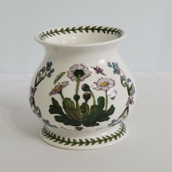 Portmeirion Botanic Garden Oil Burner 5" Tall Home Decor Wax Warmer Floral