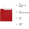 A7 Red Invitation 5x7 Envelopes 100 Pack- Self Seal, Square Flap,Perfect for ...
