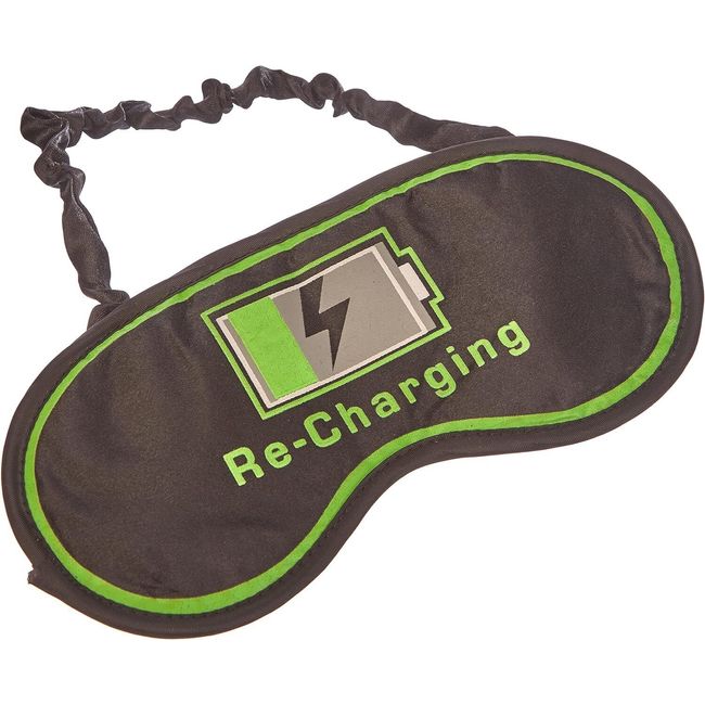 Re-Charging Sleep Mask - Glow in Dark Funny Sleeping Eye Blindfold Soft EyeMask