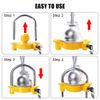 Trailer Lock Universal Adjustable Heavy-Duty Towing Hitch Lock Couple US