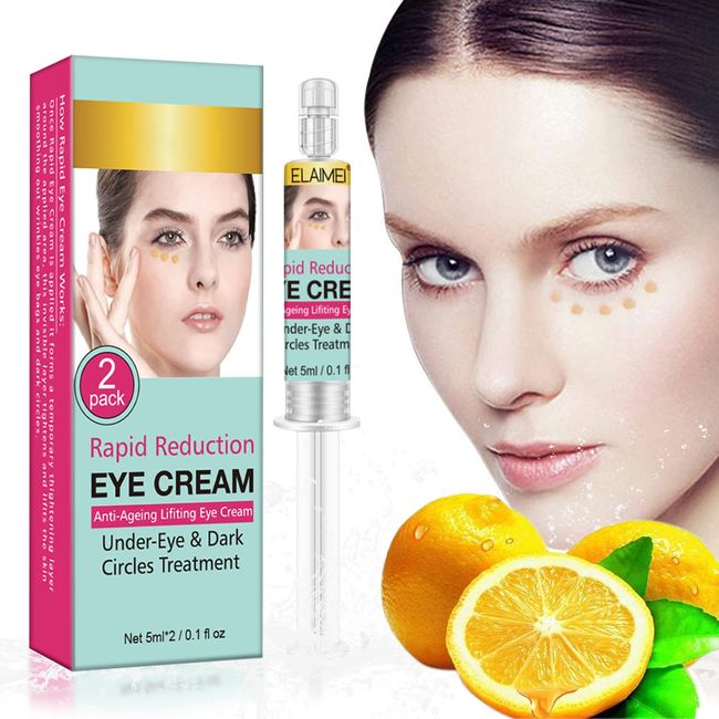 Anti-Aging Augencreme, Anti Aging Eye Serum, Lifting Eye Gel, Straffende Augencreme, Entfernen Sie Tränensäcke, Augenringe, Augenfalten, Feuchtigkeitsspendend für Männer und Frauen