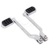 Pair Heel Toe Shift Levers with Shifter Pegs For Harley Touring Electra Glide