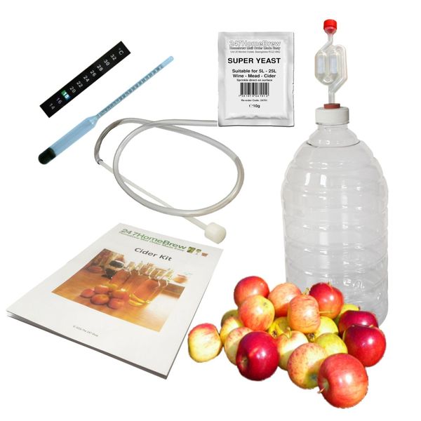 Cider Making Kit Full Starter 5L PET Demijohn also makes Mead & Ginger Beer