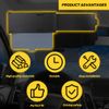 Car Shade For Extend Sun Visor Shield Anti Glare Extension Driving Universal