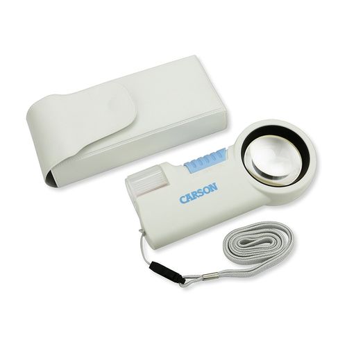 Carson CP-32 High Power 9X Aspheric Lens Led Lighted Magnifier and Flashlight