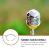 NUOLUX Bulb Socket, E27 Extension Socket, E27 to E27, Base Extension Adapter, Total Length 23.6 inches (60 cm), LED Lamp Head Extension Converter, Bulb Adapter, E27 Conversion Socket, Angle