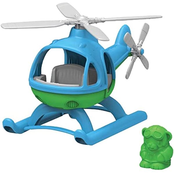 Green Toys Helicopter, Blue, 5.875 in*9.625 in*6.125 in