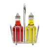 Tablecraft 600ST Oil and Vinegar Cruet Rack Set