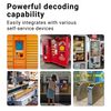 Tera 2D QR Embedded Barcode Scanner Fixed Mount Scanning Module Auto Sensing Scanning 1D Mini Bar Code Reader for Self-Service Kiosks Access Control Logistics Warehouse Industrial Automation, 3100