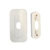 Nest Hello Doorbell Wall Plate   45° degree Angle Mount Kit Left/Right -WHITE!