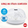 NUK 10256444 - Micro Express Plus microwave sterilizer for baby bottles