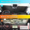 Foldable Auto Car Windshield Sun Shade Shield Cover For Range Rover Sport 23-24