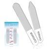 KIMINO Nail File, Nail Polishing, Makes Your Nails, Glass Nail File, Unisex, Nano Treatment, Nail Shiner, Nail Care, Case Included, Peak Type, Round Shape, Set of 2