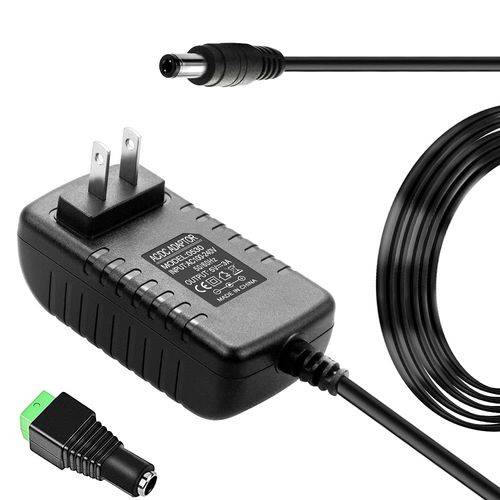 5V 3A 15W Power Supply Adapter AC 100V~240V to DC 5V 3A 2A 1Amp AC Adapter Converter 5.5x2.1mm Plug 15W Wall Charger for for LED Lights Security Camera Security System