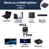 Pipestation 4K HDMI Switch - 2 In 1 Out, Switch Between Laptops, TVs & More