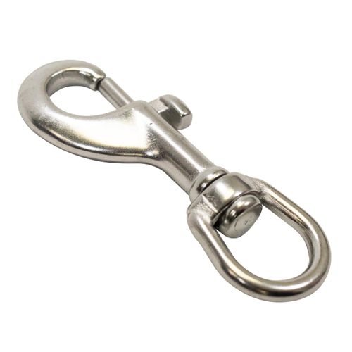 Scuba Choice Boat Marine Grade Clip Stainless Steel Swivel Eye Bolt Snap, 3 1/4-Inch