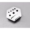 Hexagonal Riveting Anvil Jeweler Multi-Functional Bench Hex Steel Block Drilling By JTS