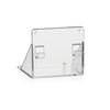 Taymar DL Portrait Leaflet Holder with 4 Pockets - Clear