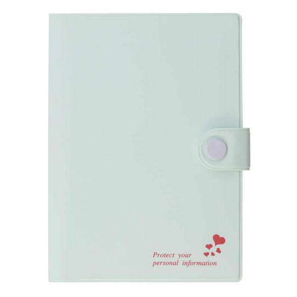 Shiraishi 20289 Passbook/Card Shield Case, Book Shaped Heart