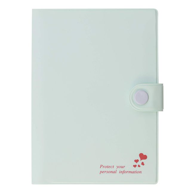 Shiraishi 20289 Passbook/Card Shield Case, Book Shaped Heart