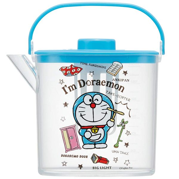 Skater I'm Doraemon Cold Tea Pot with Infuser, Cold Water Bottle, 0.3 gal (1.2 L) CM10