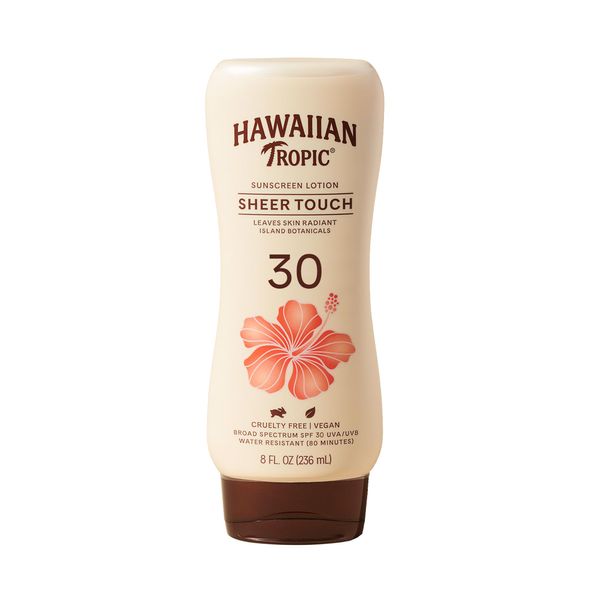 Hawaiian Tropic Sunscreen Sheer Touch Broad Spectrum Sun Care Sunscreen Lotion - SPF 30, 8 Ounce by Hawaiian Tropic