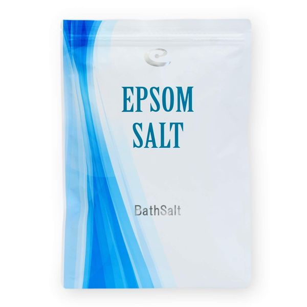 Earth Conscious Epsom Salt Made in Japan (28.7 oz (800 g) / 8 Servings with Measuring Spoons, Bath Salt, Additive-Free, Bath Cosmetics, Patch Tested, Reheating Possible, Epsom Salt