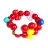 Idin Children Bracelet - Red Beads & Bow (Approx. 4 cm in Diameter)