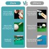 OCR 10pcs Screw-On Pool Cue Tips| Standard 13mm Size|Use with Screw-in Ferrules| Soft Tips