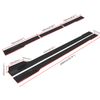 For Kia Stinger 78.7" Lower Side Skirts Extension Rocker Panels Splitter Kit