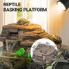 Turtle Tank Filter, 120GPH Turtle Filter Basking Platform with Detachable Bridge