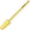 Professional Gold Safety Nail Carbide Drill Bit Medium Grit 