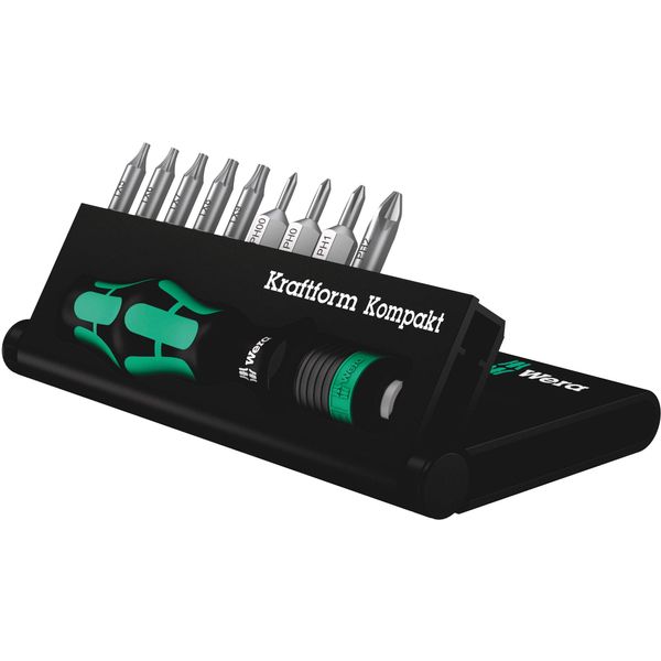 Wera 05135942001 Tool Set, Kraftform Kompakt 12, 10-Piece Set