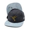 Du Hirsch Bavarian Snapback Cap Kingfisher Gin Dark Grey Felt One Size, darkgray