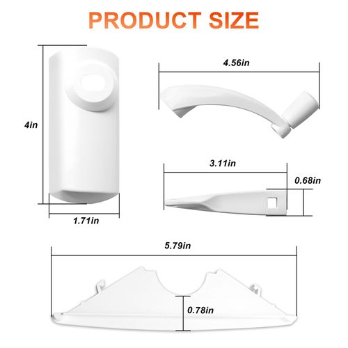 1361536 Hardware Pack Fit for Andersen Classic E-Z Casement Window - White